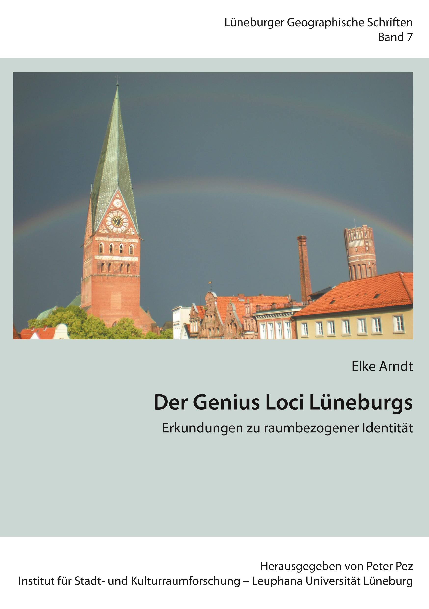 Vorderes Coverbild Der Genius Loci Lüneburgs