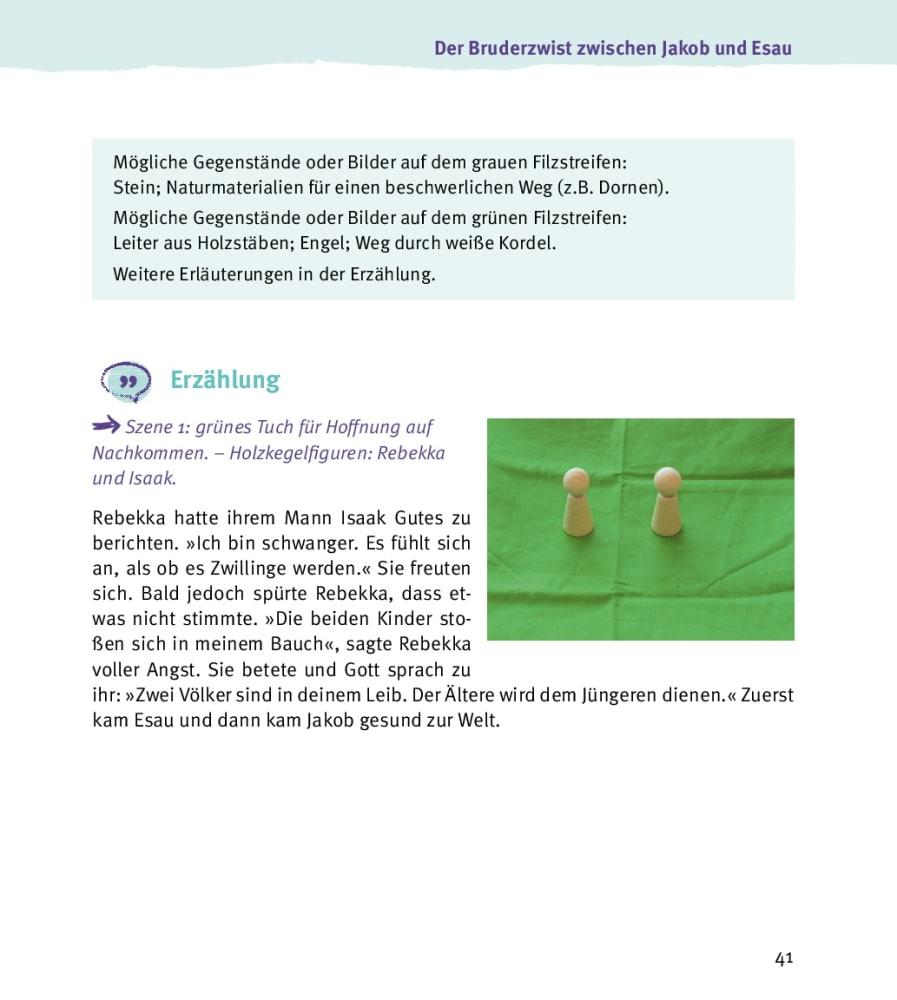 Beispielinhalt (Bild) Biblische Geschichten mit Legematerial erzählen