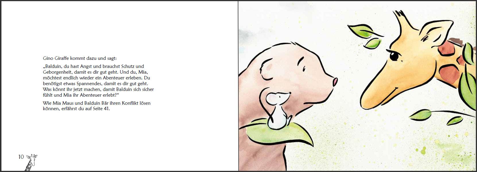 Beispielinhalt (Bild) Was brauchst du? Mit der Giraffensprache und Gewaltfreier Kommunikation Konflikte kindgerecht lösen