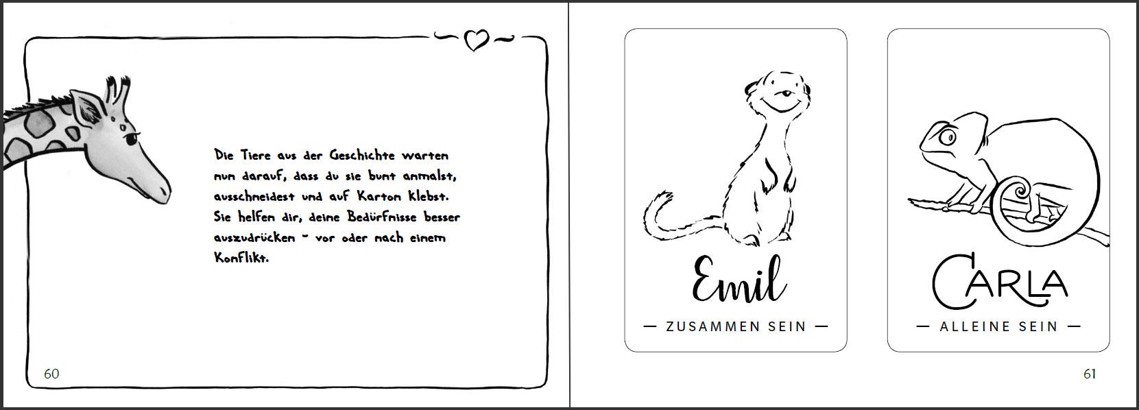 Beispielinhalt (Bild) Was brauchst du? Mit der Giraffensprache und Gewaltfreier Kommunikation Konflikte kindgerecht lösen