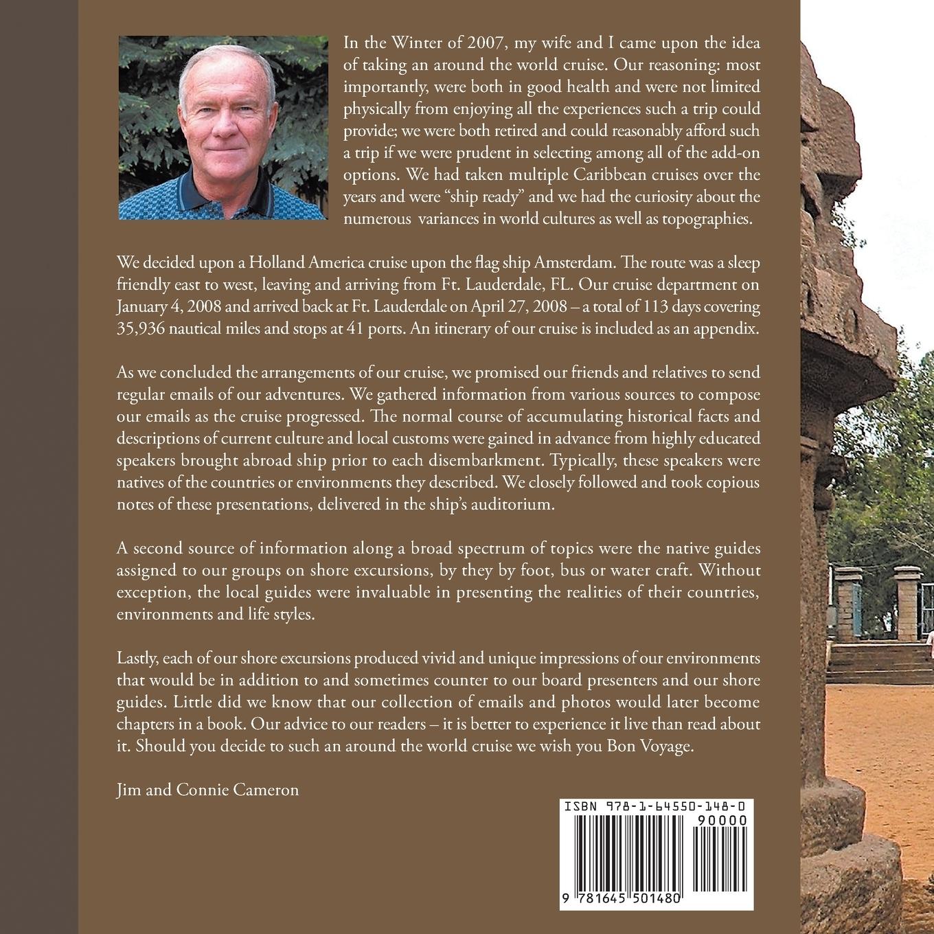 Rückseitencover AROUND THE WORLD IN 113 DAYS