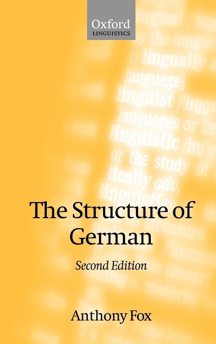 Vorderes Coverbild The Structure of German