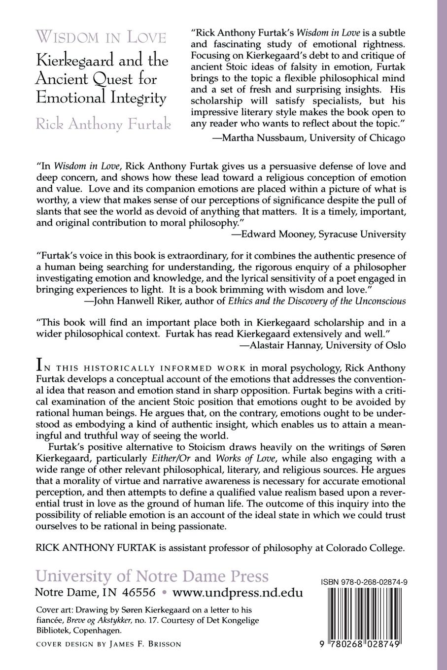 Rückseitencover Wisdom in Love