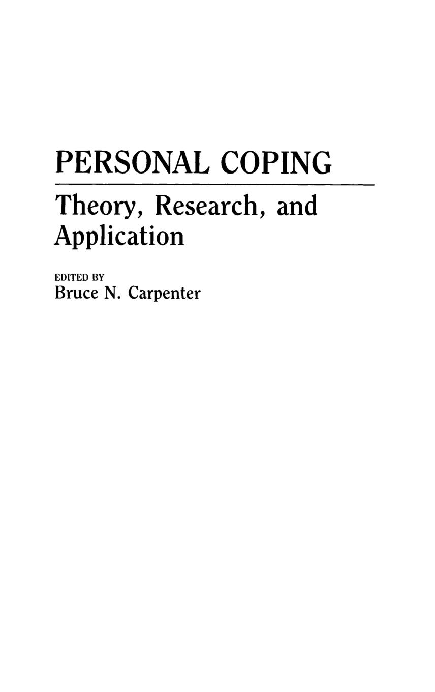 Vorderes Coverbild Personal Coping