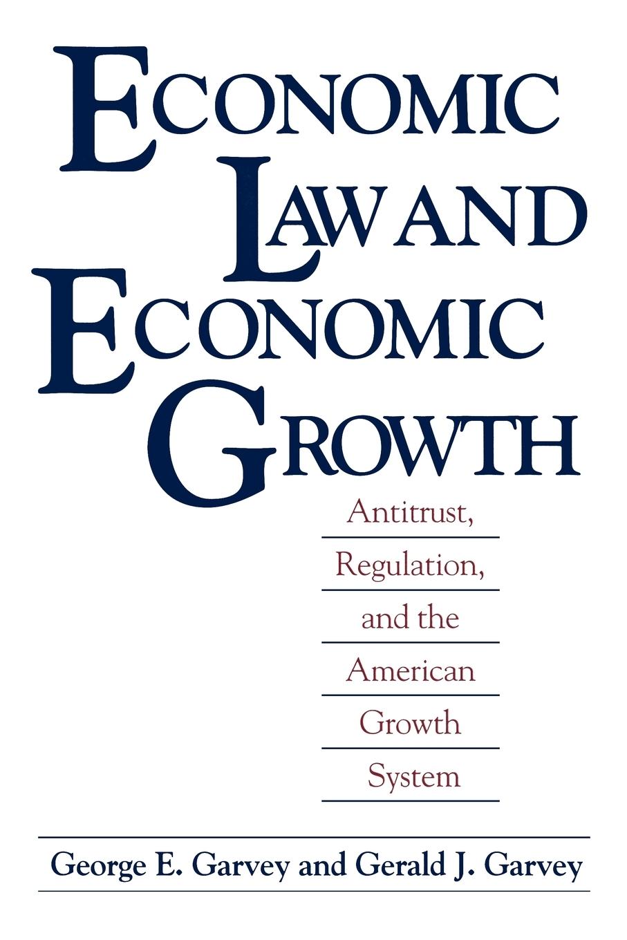 Vorderes Coverbild Economic Law and Economic Growth