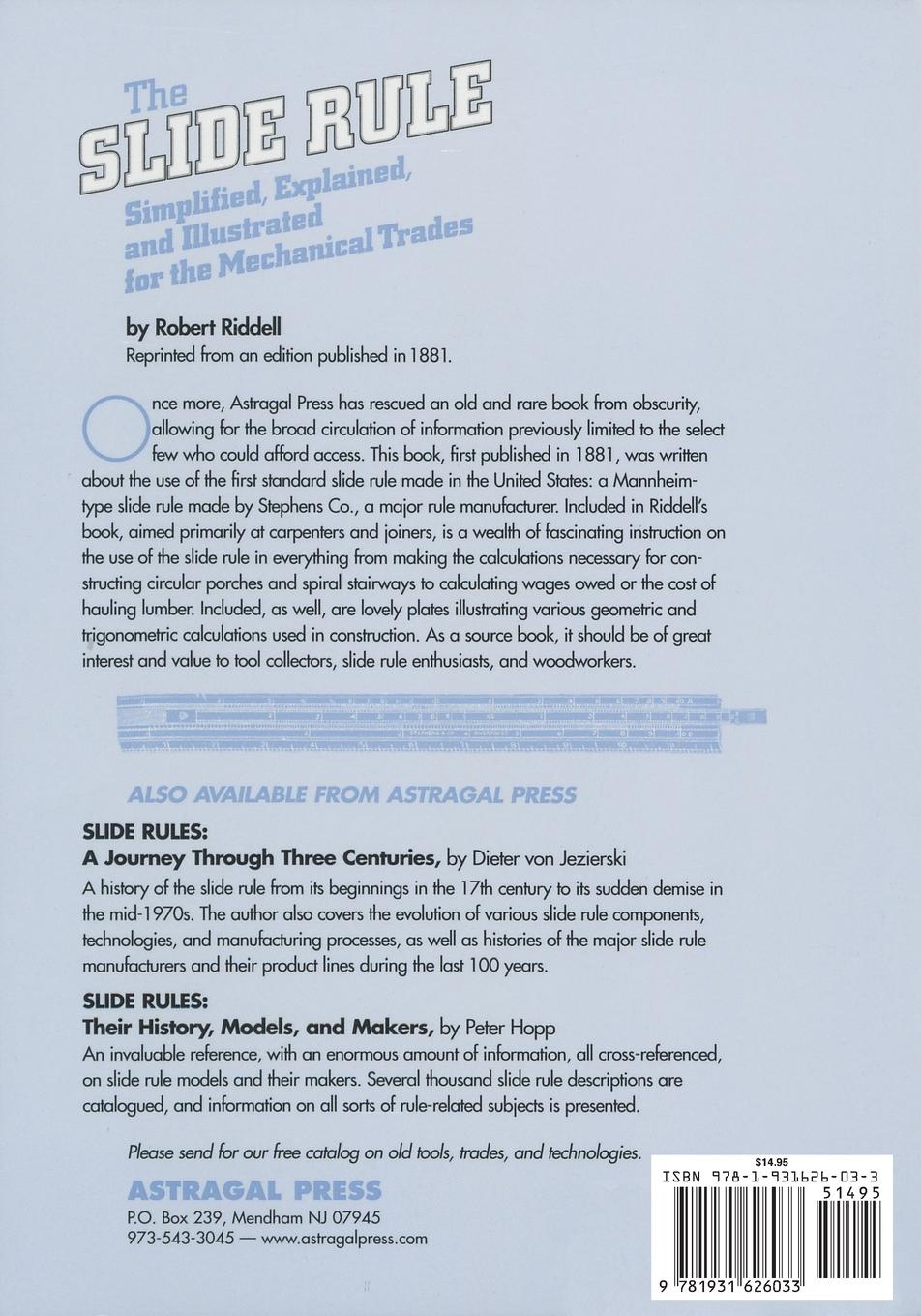 Rückseitencover The Slide Rule