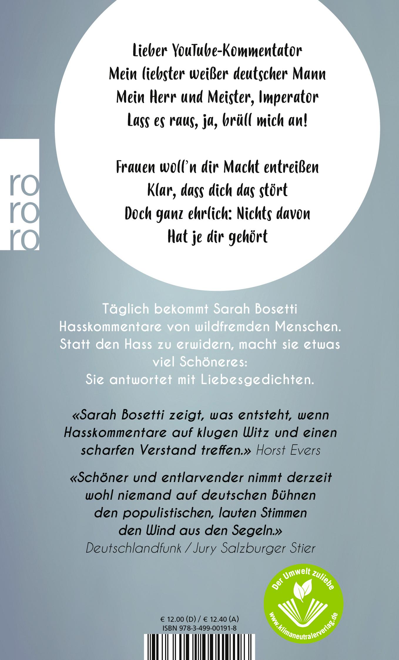 Rückseitencover "Ich hab nichts gegen Frauen, du Schlampe!"