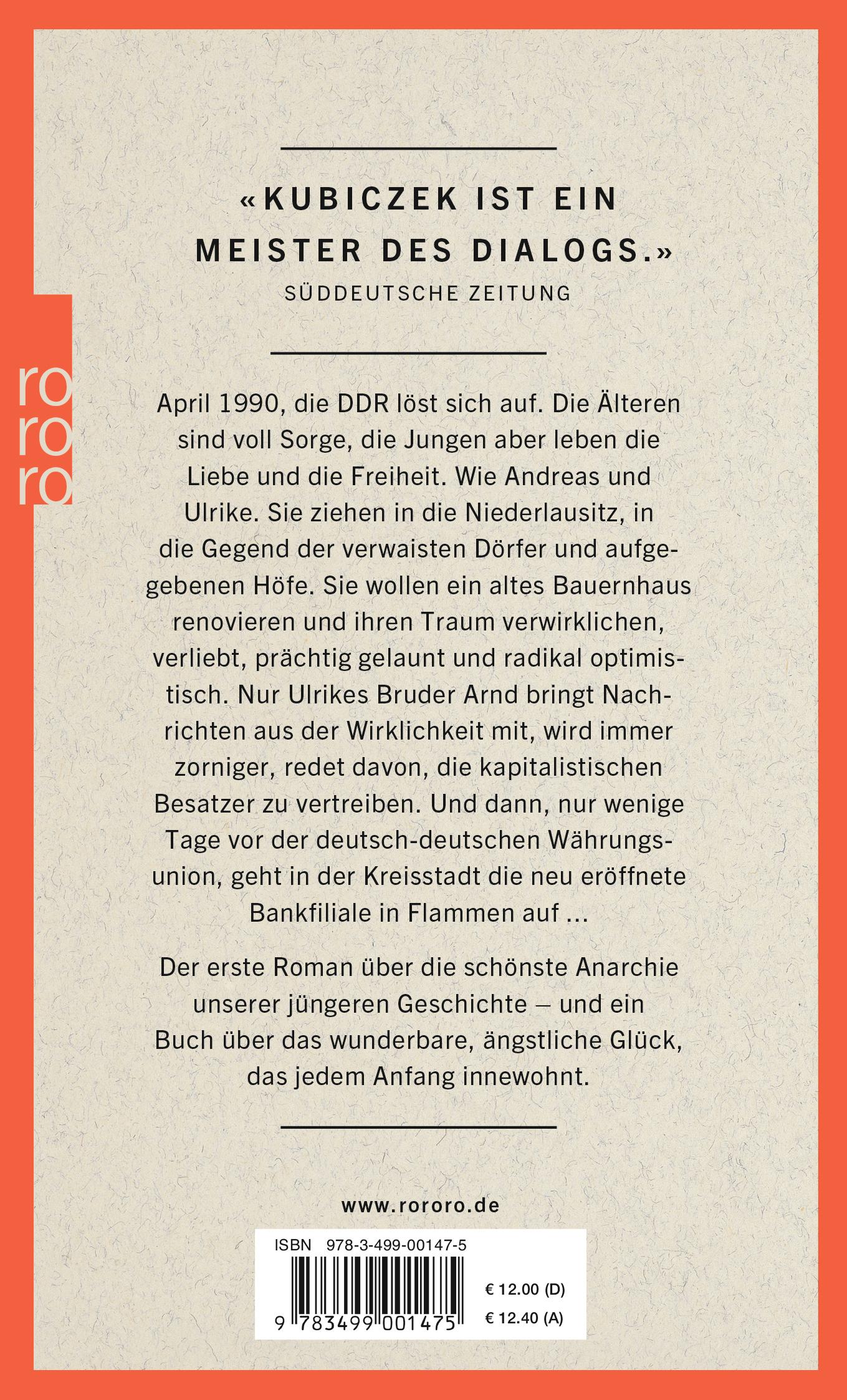 Rückseitencover Das fabelhafte Jahr der Anarchie