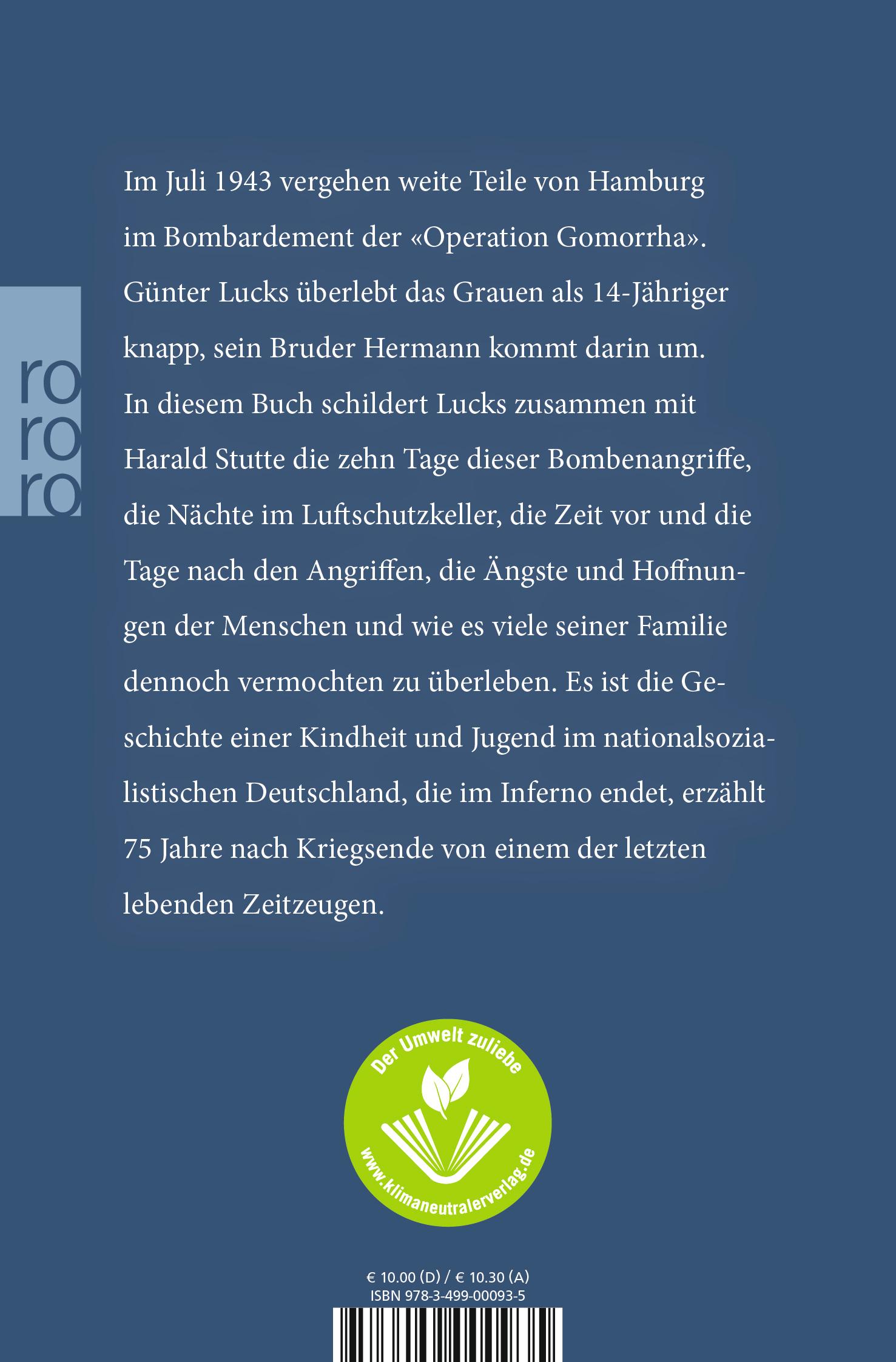 Rückseitencover Zehn Tage im Juli