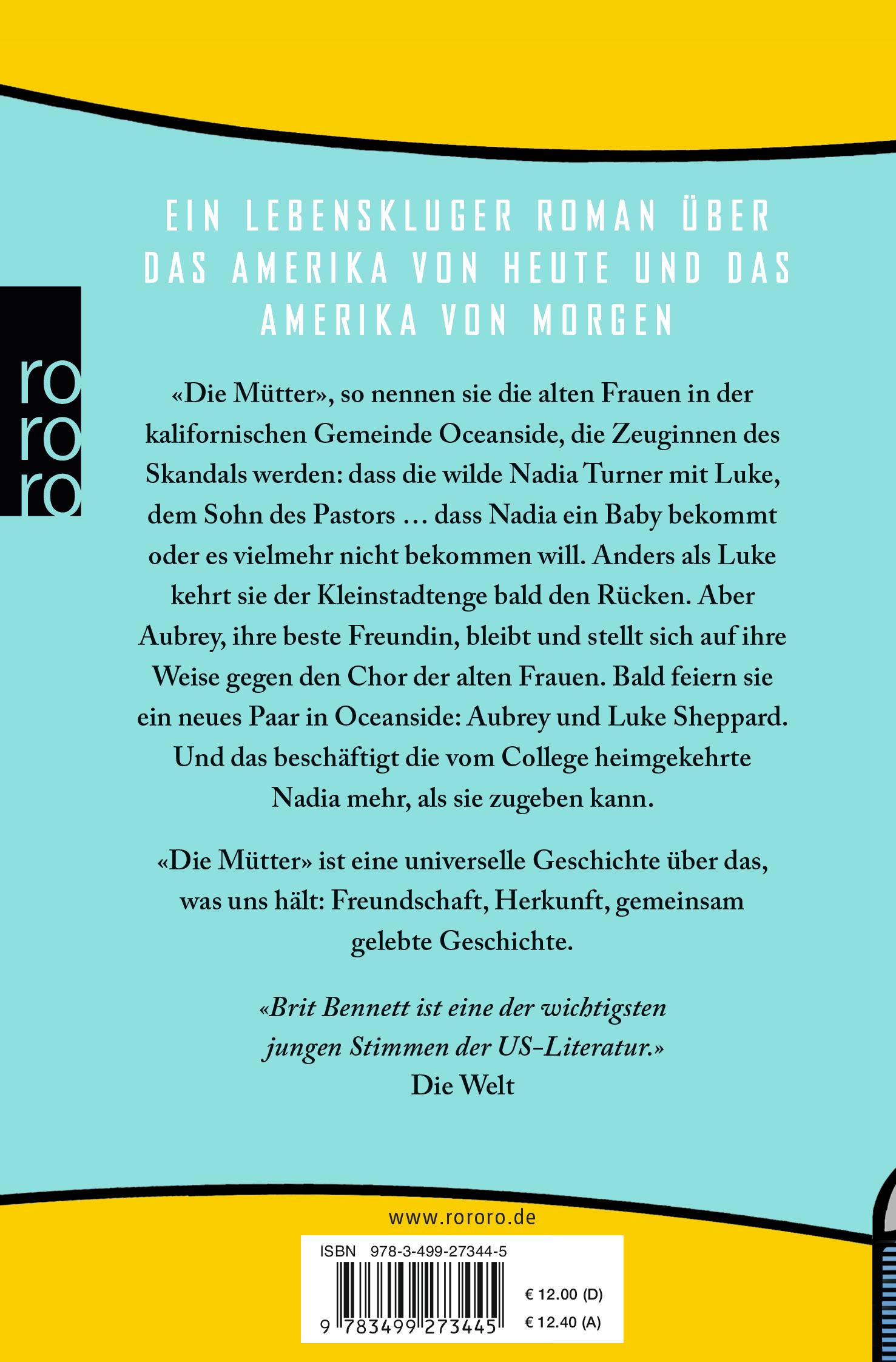 Rückseitencover Die Mütter