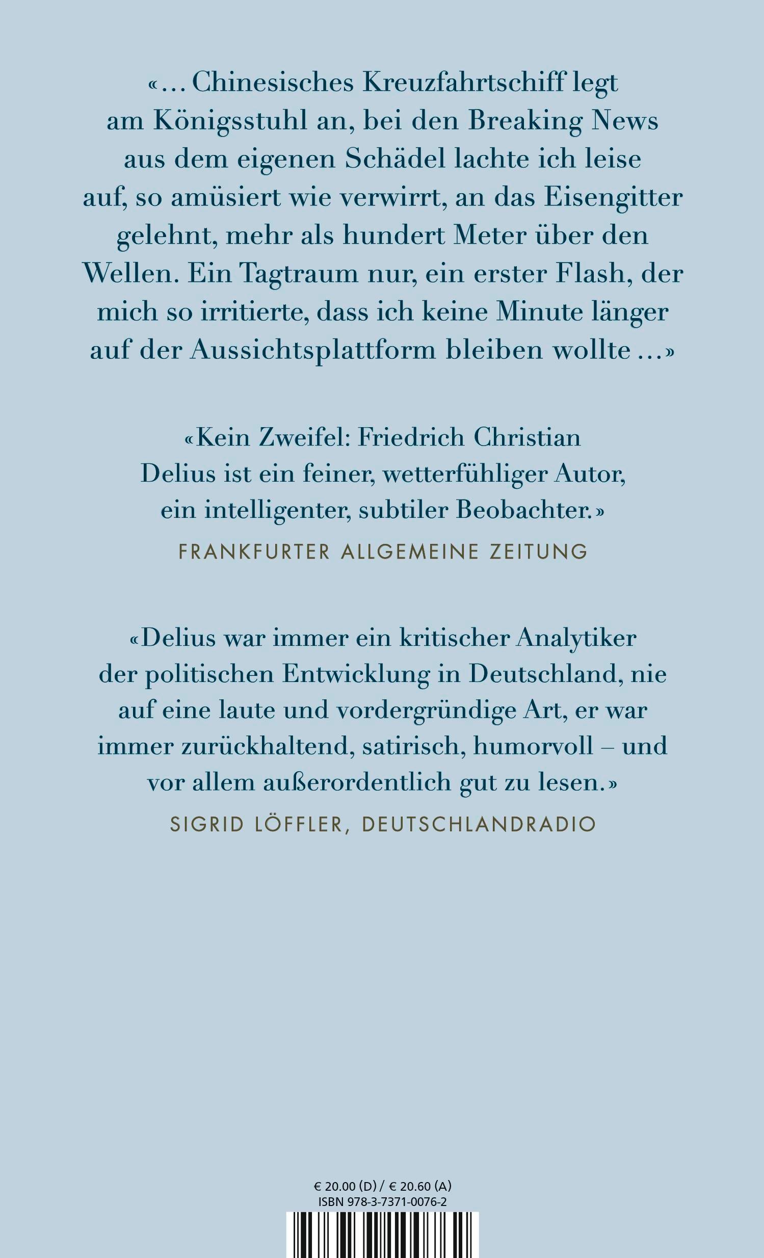 Rückseitencover Wenn die Chinesen Rügen kaufen, dann denkt an mich