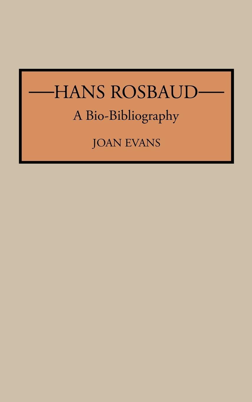 Vorderes Coverbild Hans Rosbaud