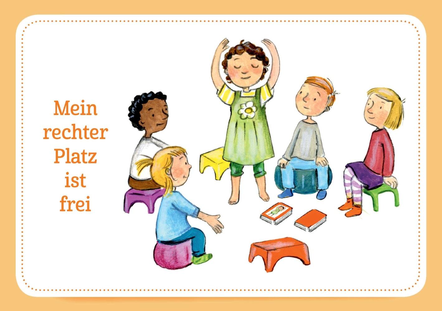 Beispielinhalt (Bild) 30 Qigong-Bildkarten für Kinder