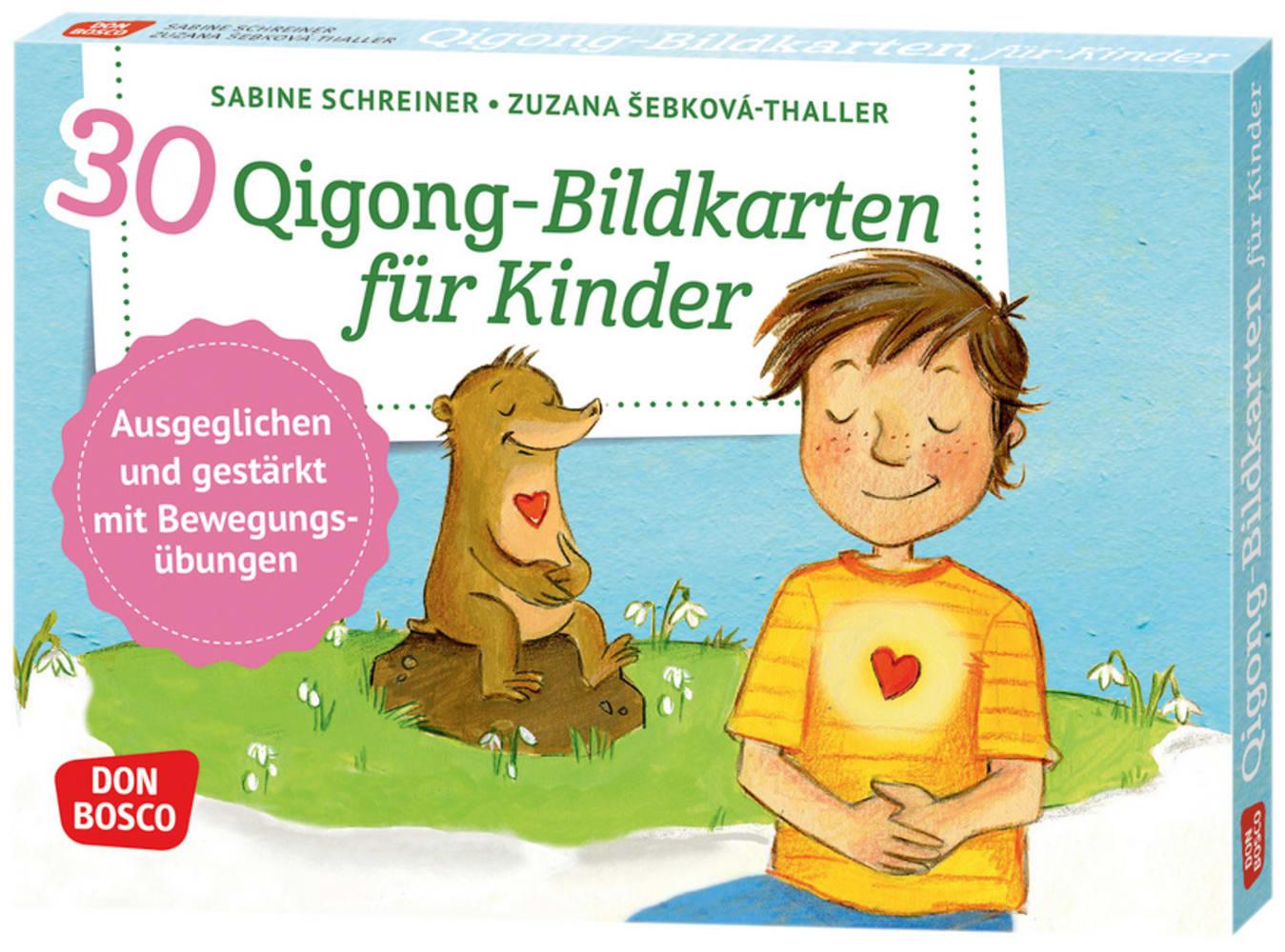 Vorderes Coverbild 30 Qigong-Bildkarten für Kinder