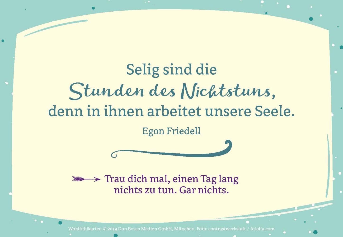 Beispielinhalt (Bild) Wohlfühlkarten für Erzieherinnen