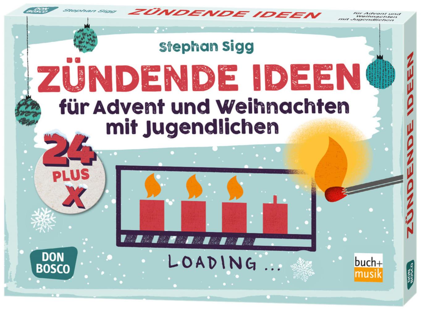 Vorderes Coverbild 24 plus X zündende Ideen für Advent und Weihnachten mit Jugendlichen