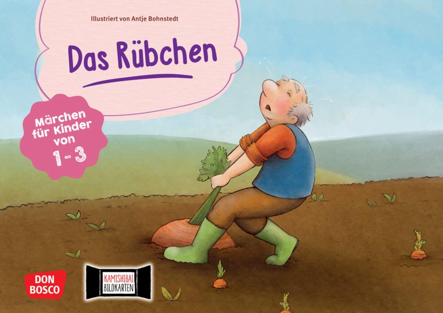 Vorderes Coverbild Das Rübchen. Kamishibai Bildkartenset.