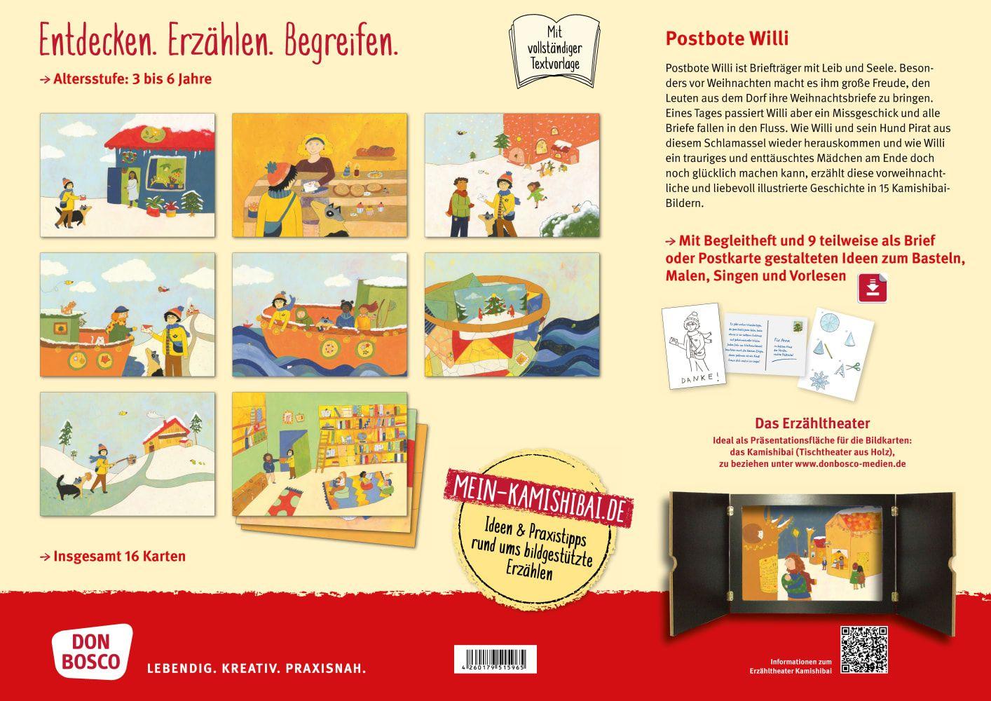 Beispielinhalt (Bild) Postbote Willi, Pirat und der geheimnisvolle Weihnachtsbrief. Adventskalender.