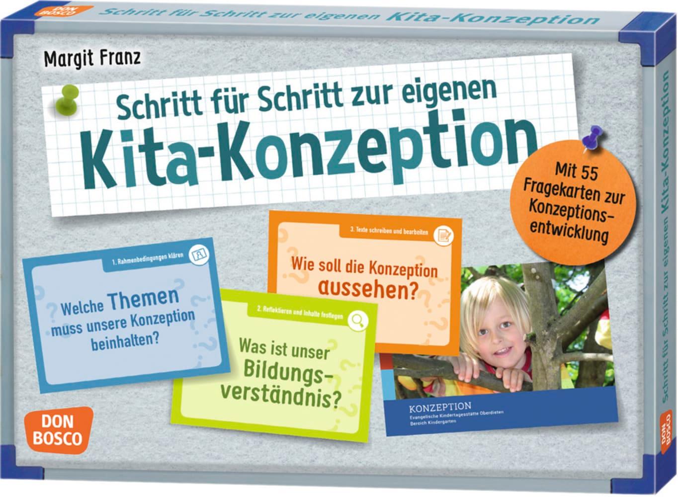 Vorderes Coverbild Schritt für Schritt zur eigenen Kita-Konzeption