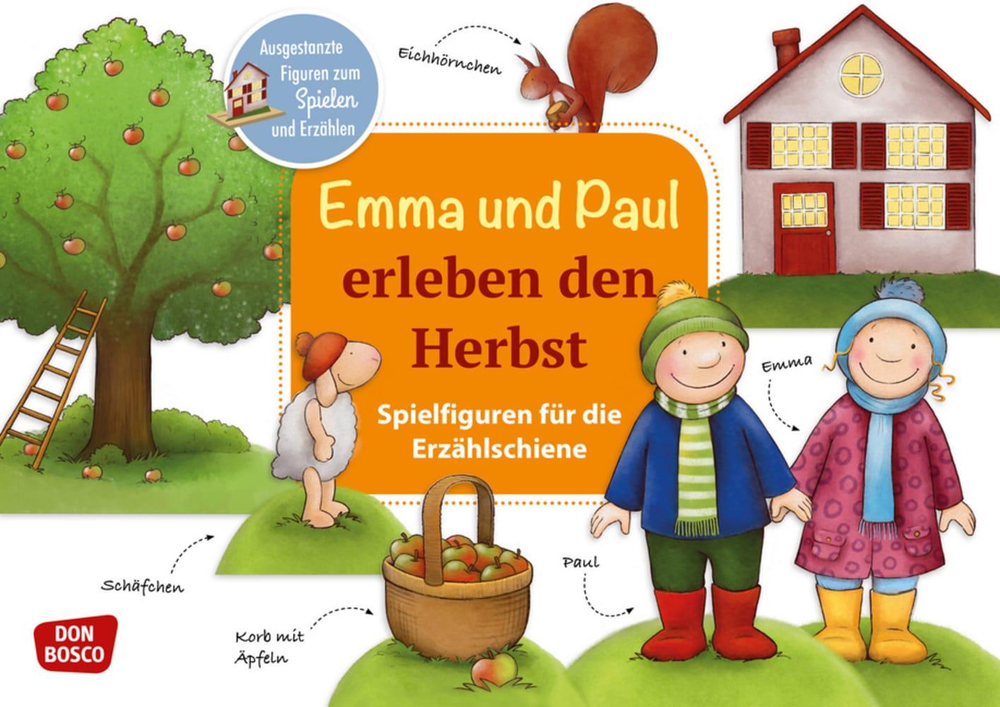 Vorderes Coverbild Emma und Paul erleben den Herbst.