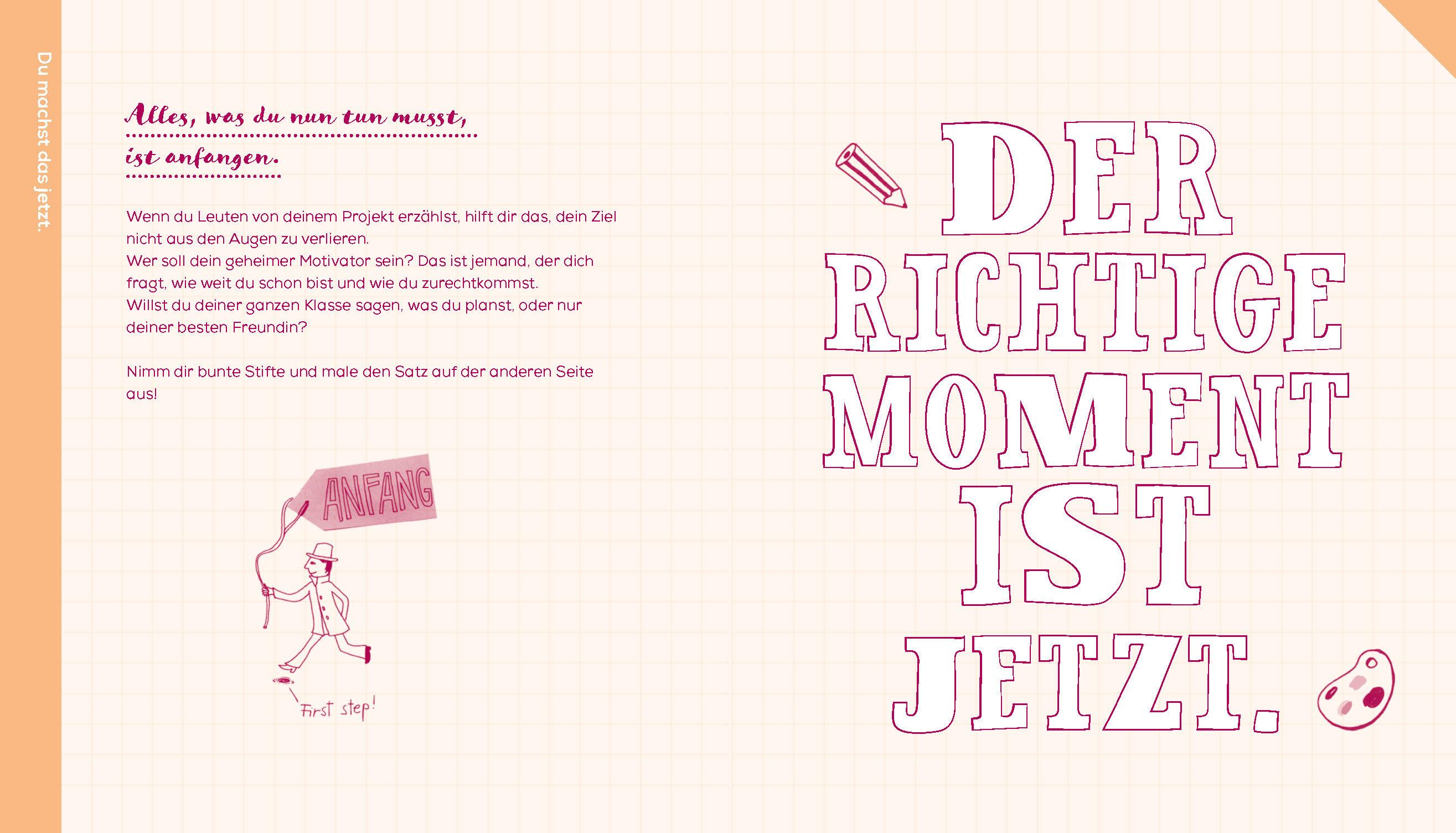 Beispielinhalt (Bild) Go, Girl! Mit diesem Buch schaffst du alles