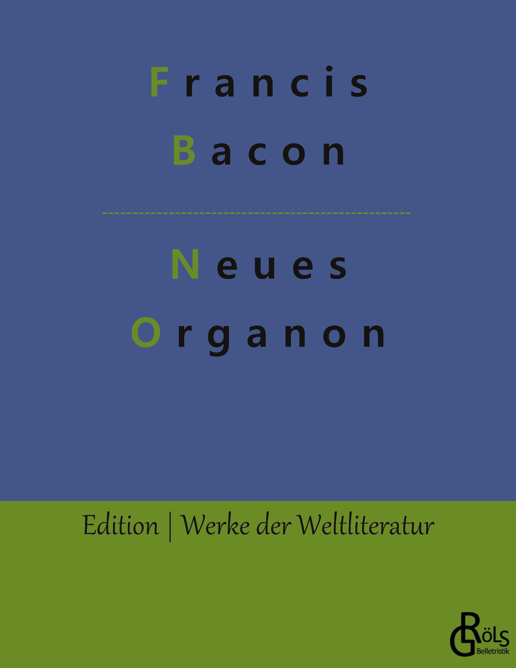 Vorderes Coverbild Neues Organon