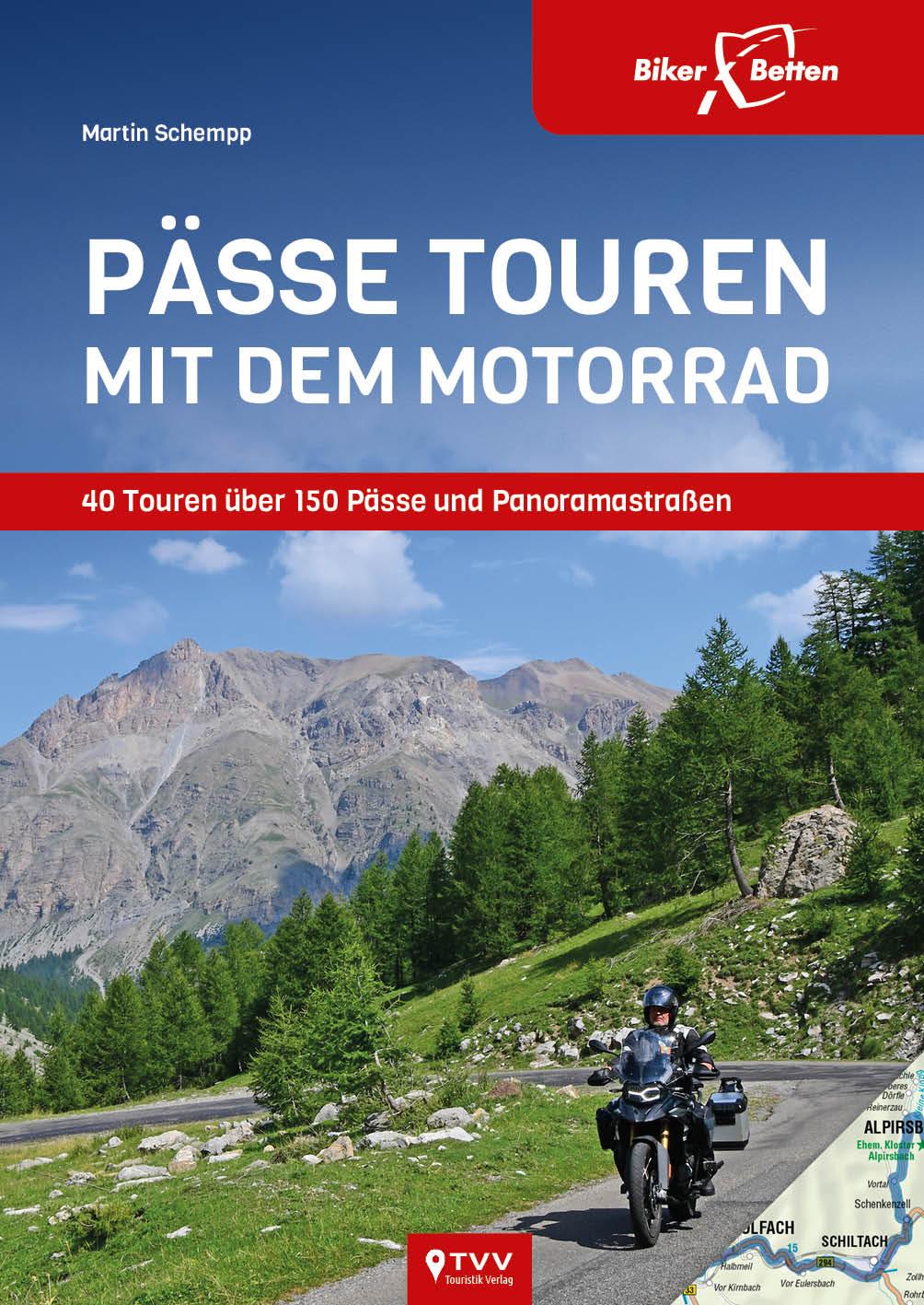 Vorderes Coverbild Pässe Touren mit dem Motorrad