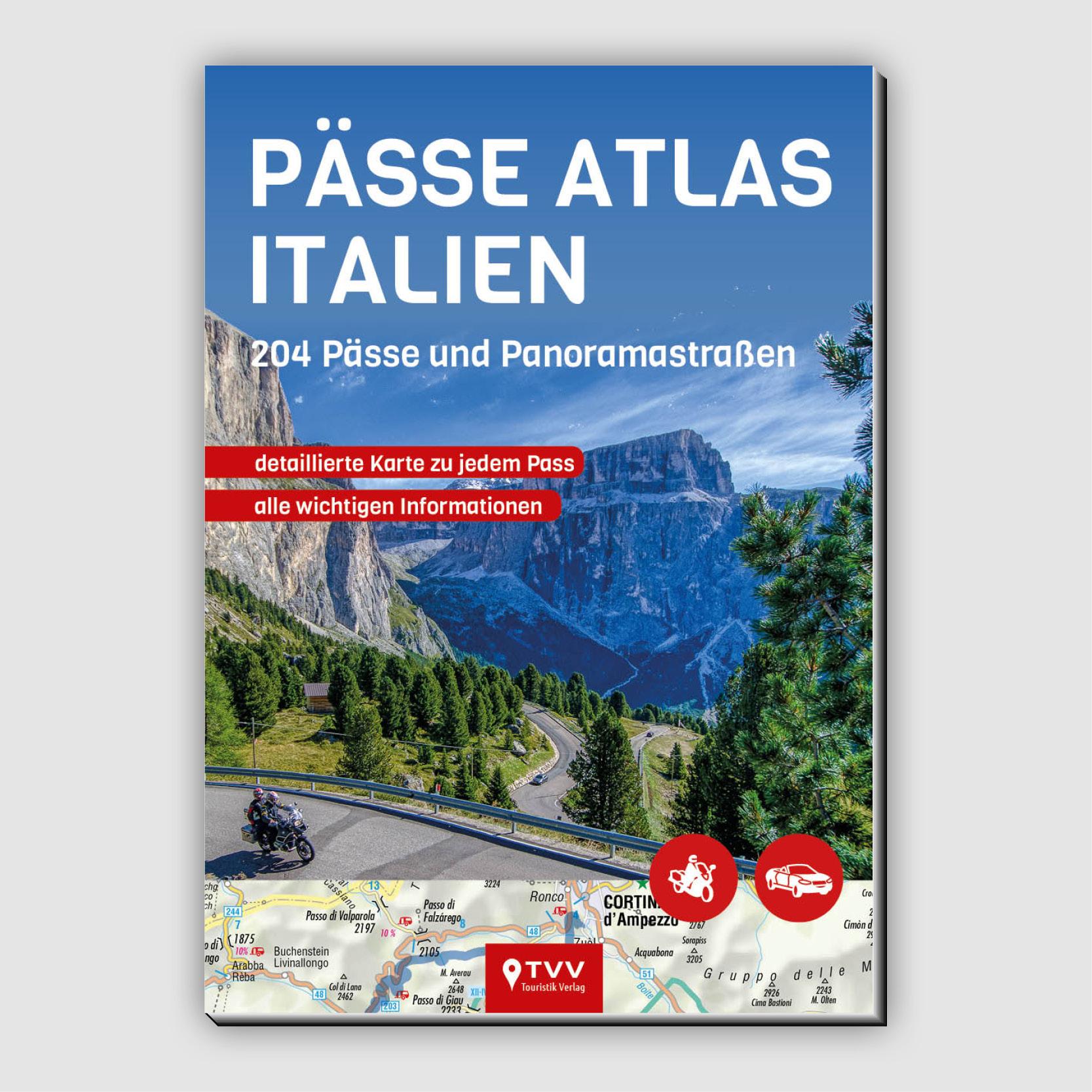 Vorderes Coverbild PÄSSE ATLAS ITALIEN
