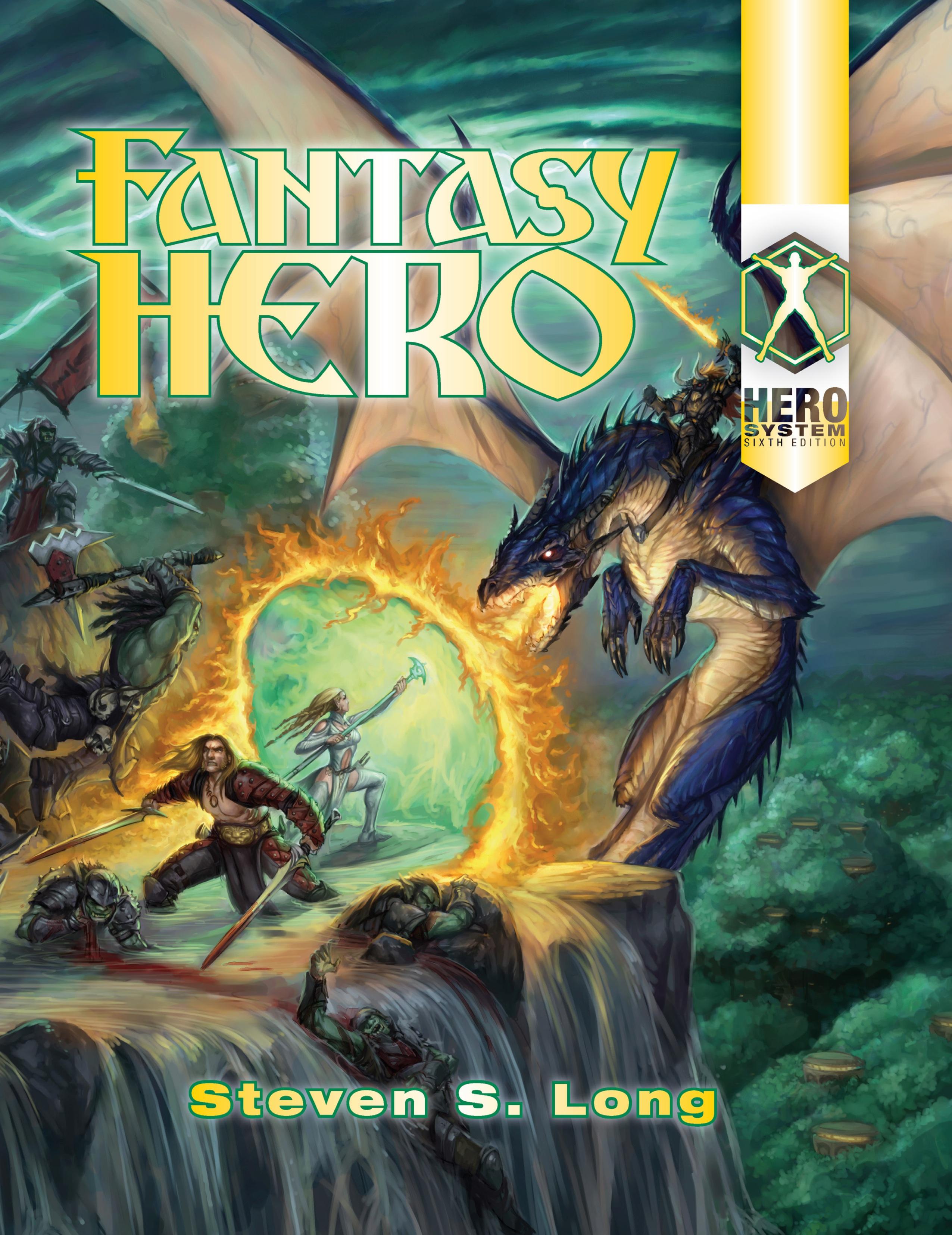 Vorderes Coverbild Fantasy Hero 6th Edition