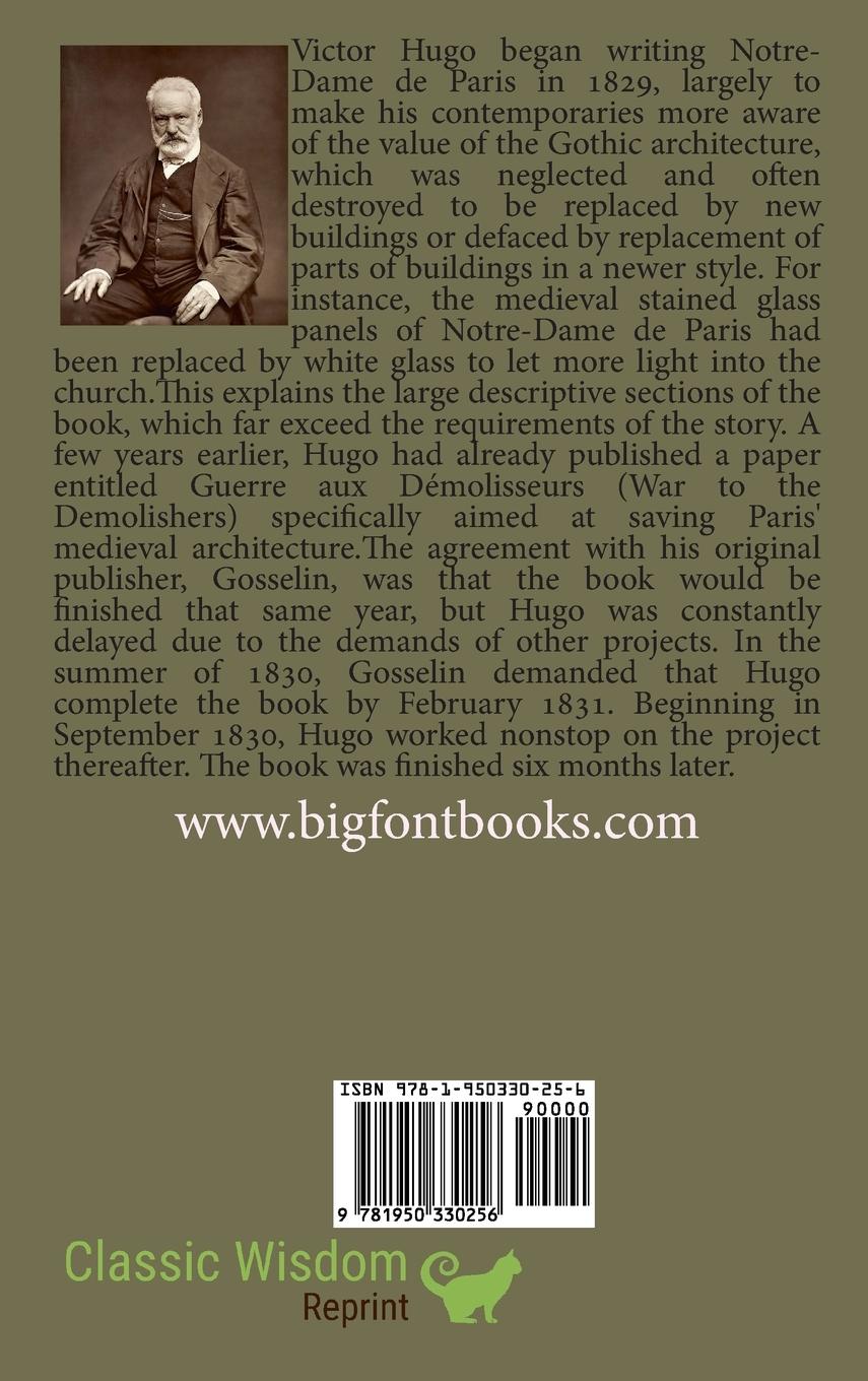 Rückseitencover The Hunchback of Notre-Dame