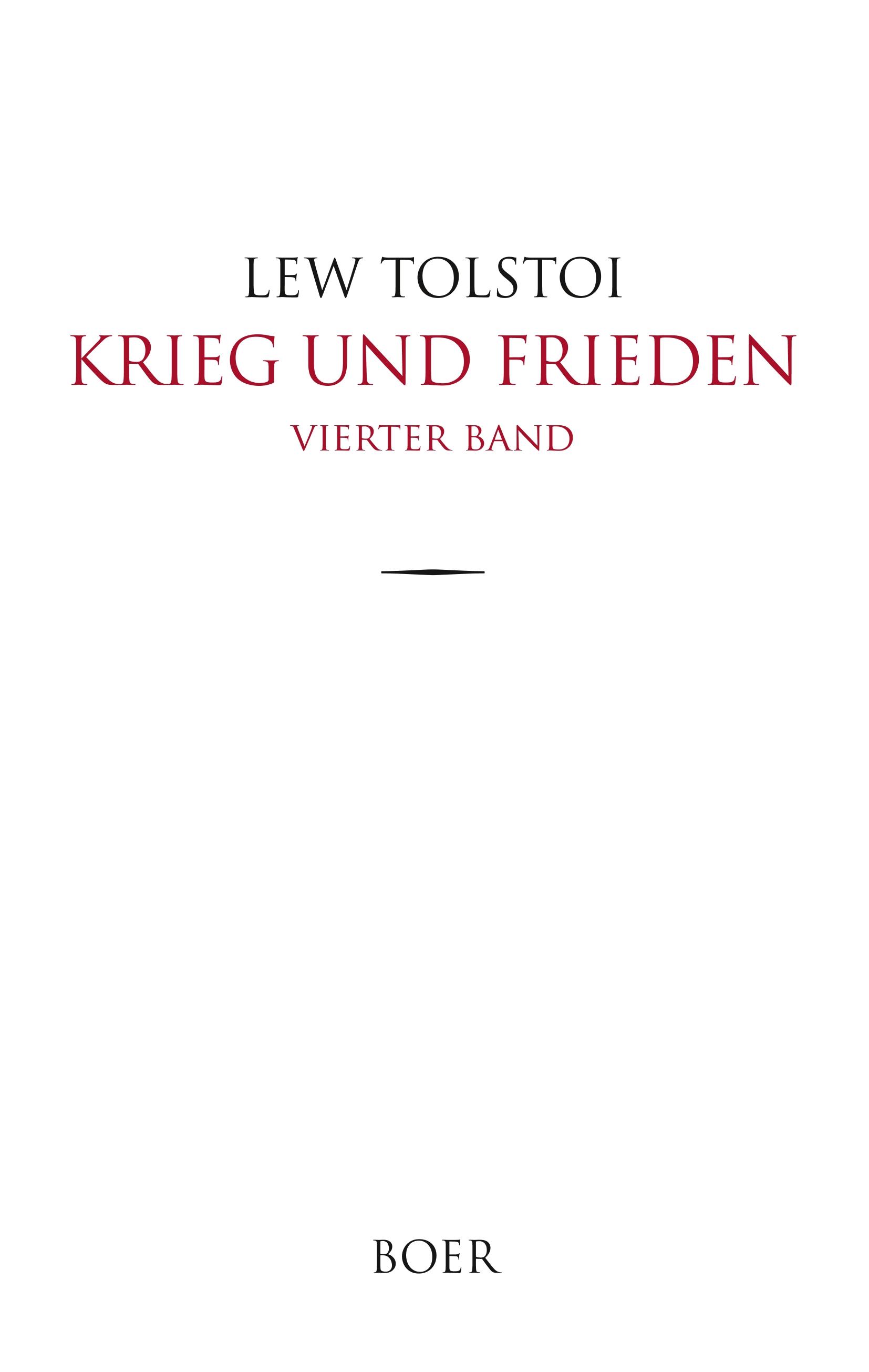 Vorderes Coverbild Krieg und Frieden