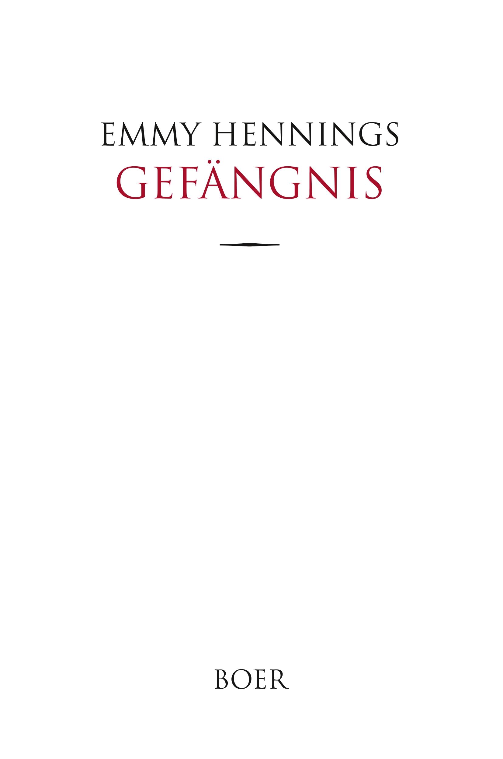 Vorderes Coverbild Gefängnis