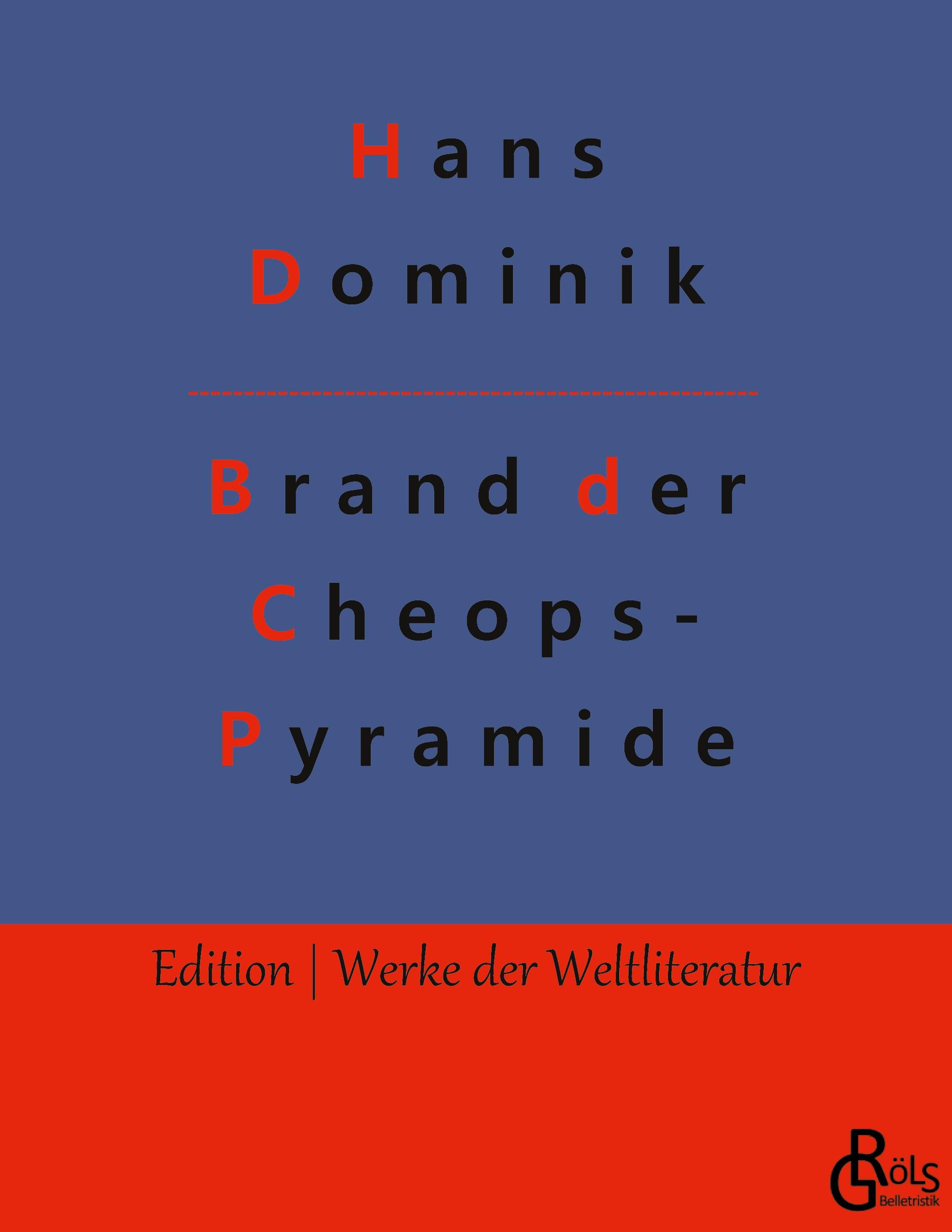 Vorderes Coverbild Der Brand der Cheopspyramide