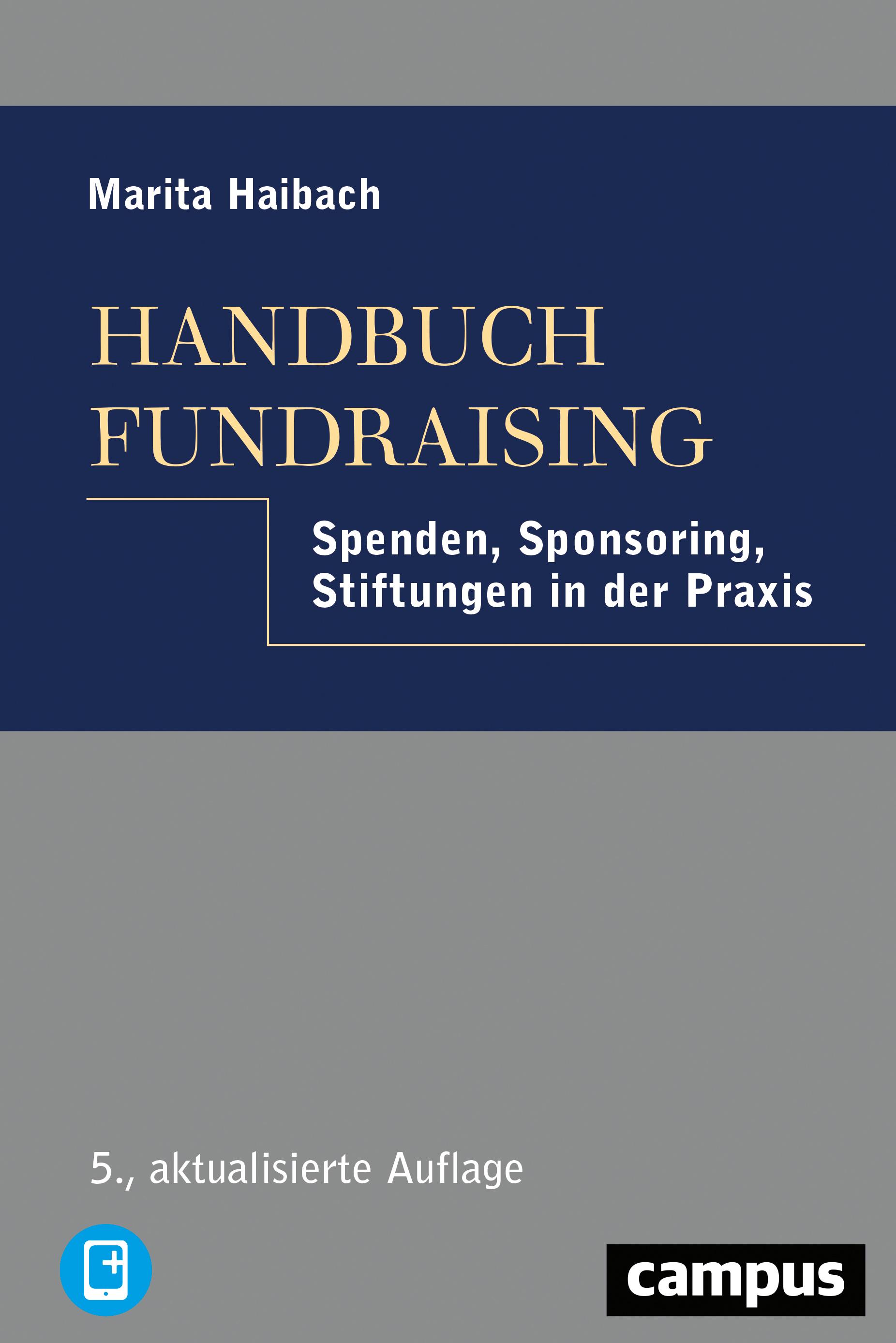 Vorderes Coverbild Handbuch Fundraising