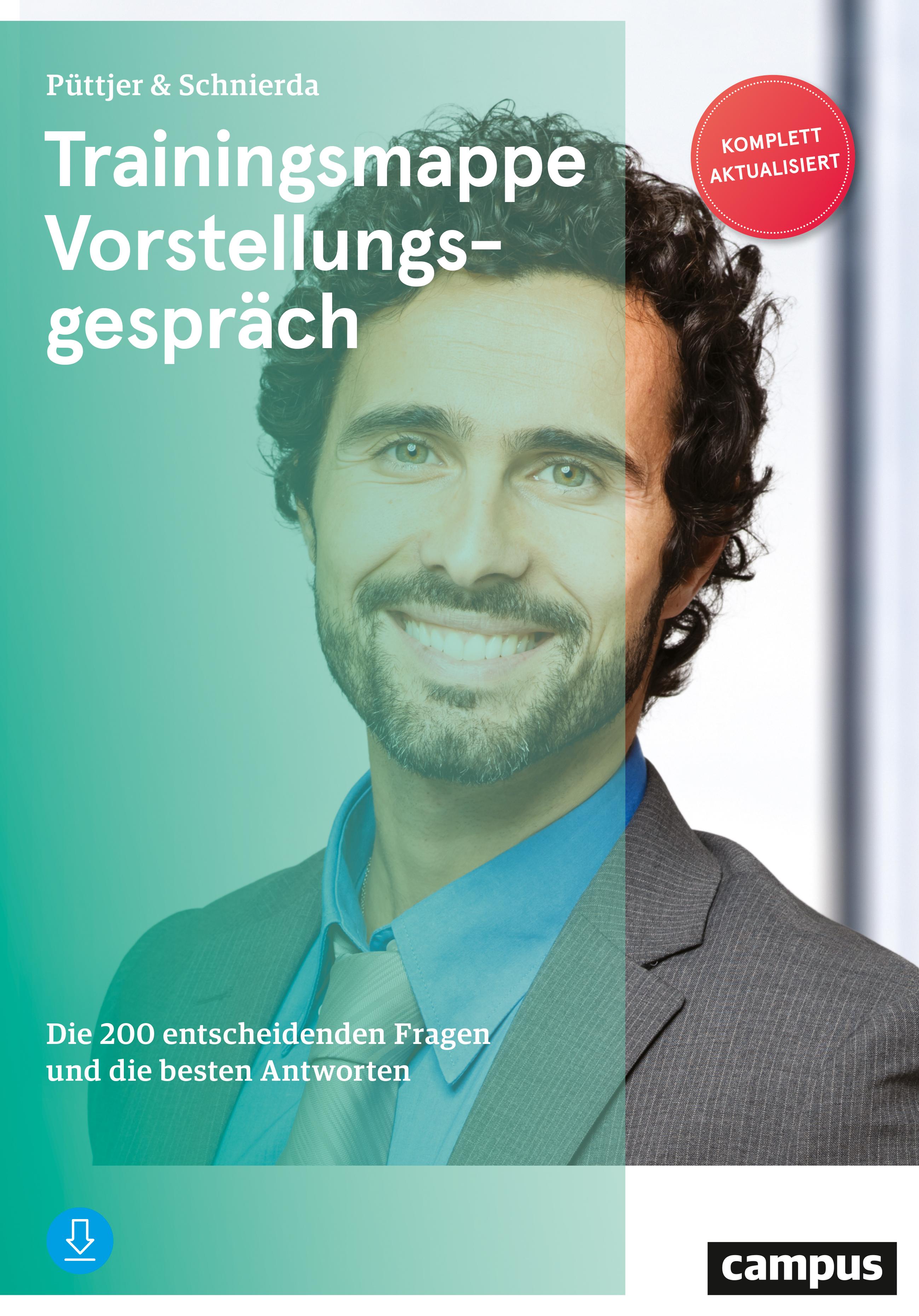 Vorderes Coverbild Trainingsmappe Vorstellungsgespräch
