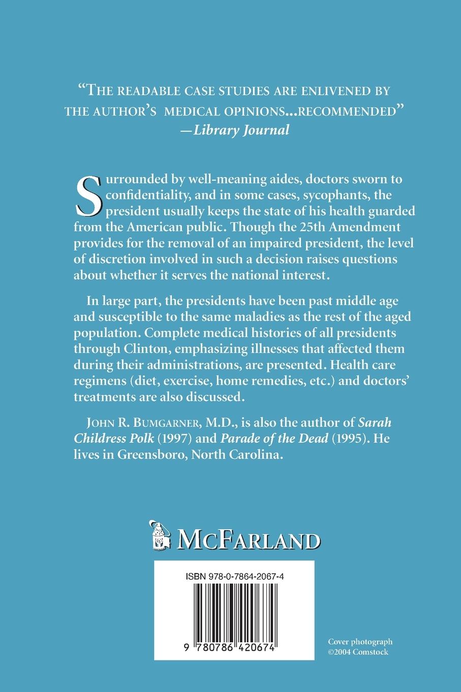 Rückseitencover The Health of the Presidents