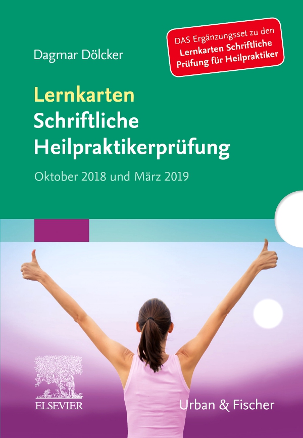 Vorderes Coverbild Lernkarten Schriftliche Heilpraktikerprüfung Oktober 2018 und März 2019