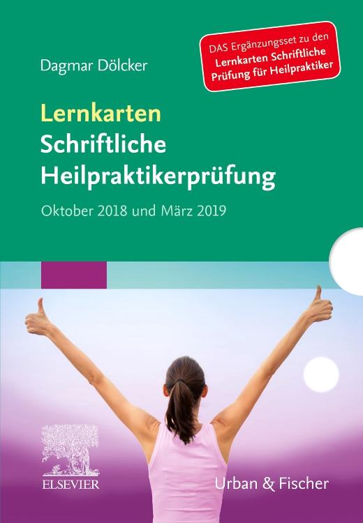 Vorderes Coverbild Lernkarten Schriftliche Heilpraktikerprüfung Oktober 2018 und März 2019