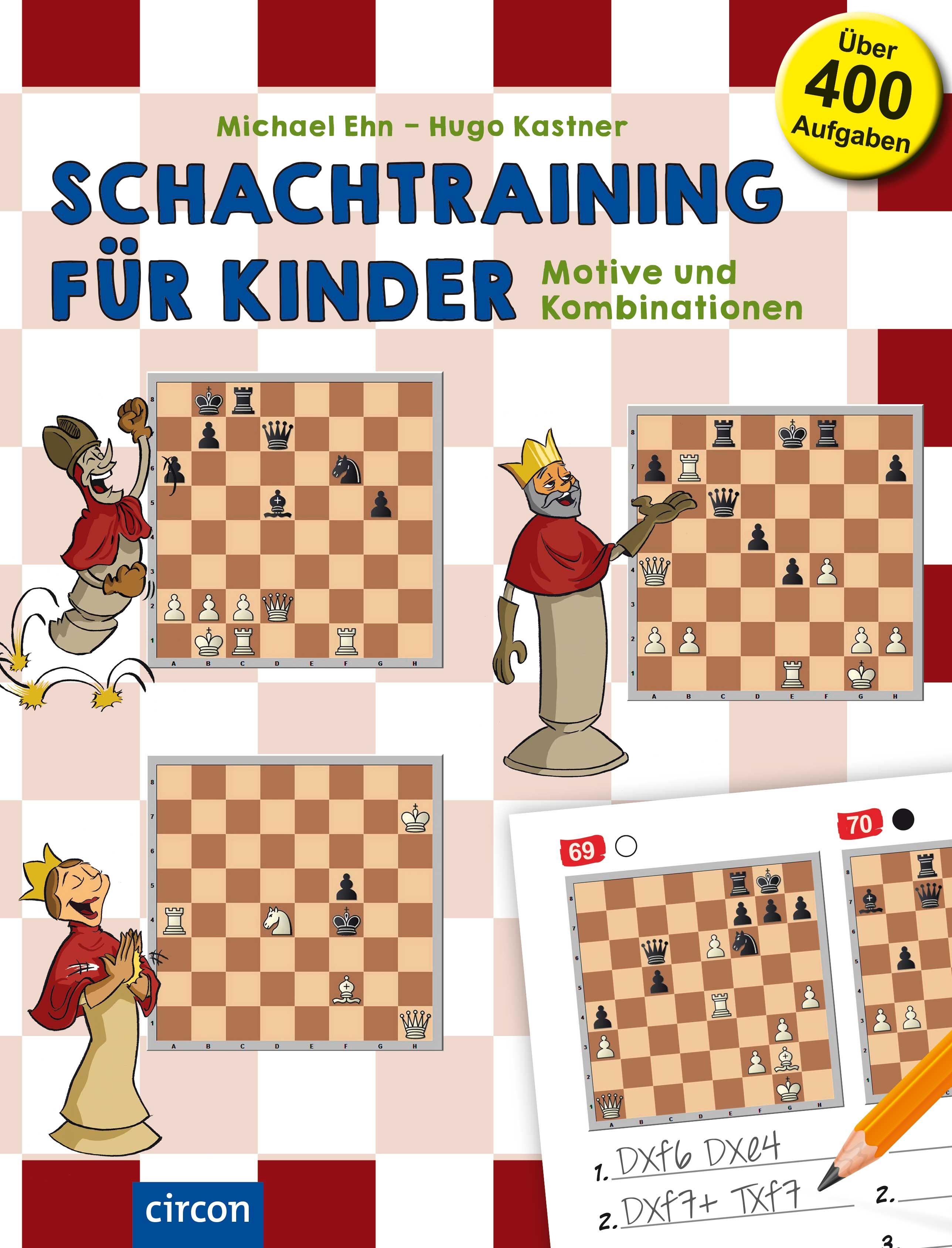 Vorderes Coverbild Schachtraining für Kinder