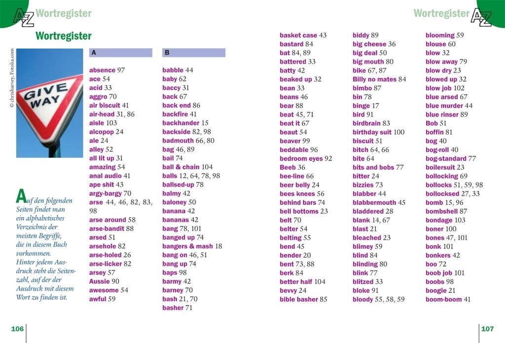 Beispielinhalt (Bild) British Slang - das andere Englisch