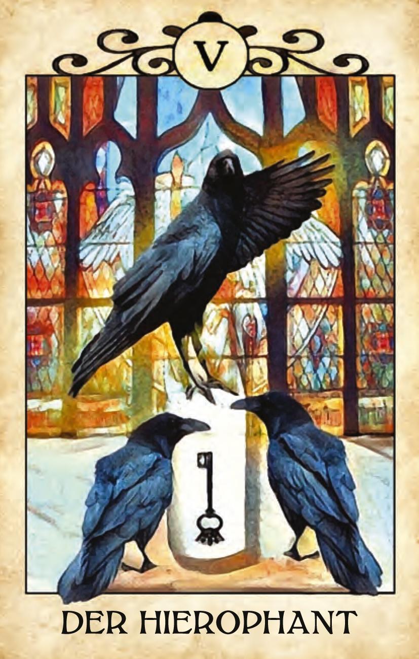 Beispielinhalt (Bild) Raben Tarot