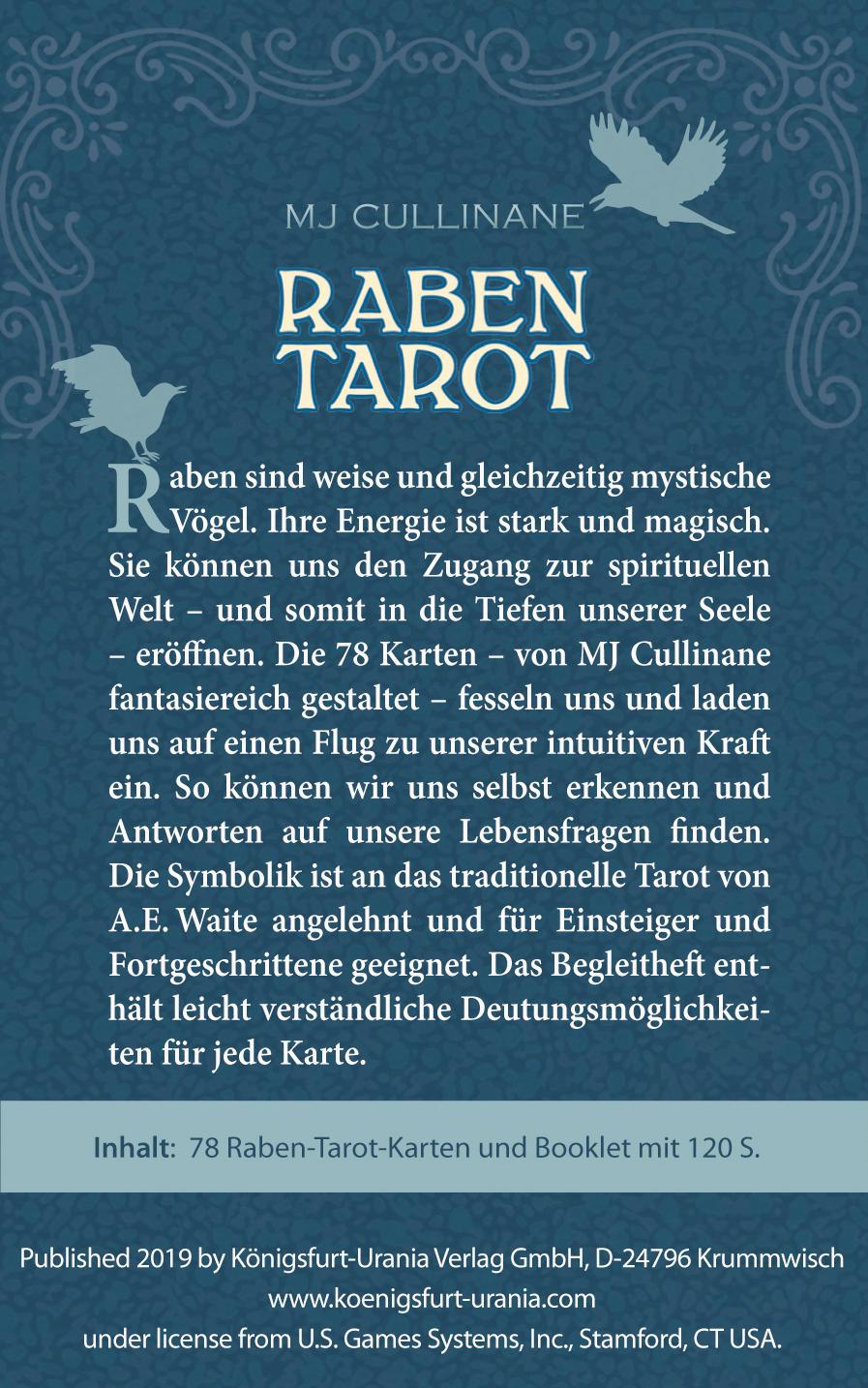 Rückseitencover Raben Tarot