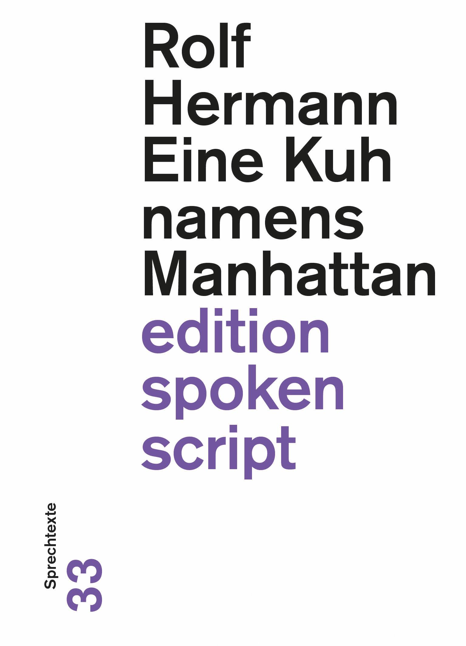 Vorderes Coverbild Eine Kuh namens Manhattan