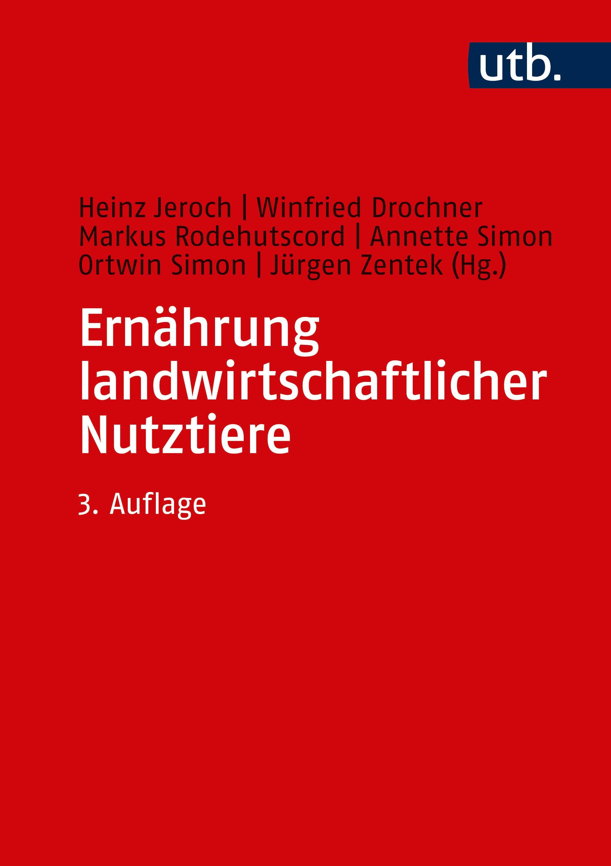 Vorderes Coverbild Ernährung landwirtschaftlicher Nutztiere