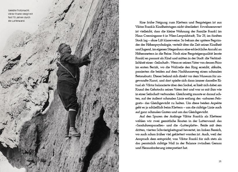 Beispielinhalt (Bild) Berg und Sinn - Im Nachstieg von Viktor Frankl