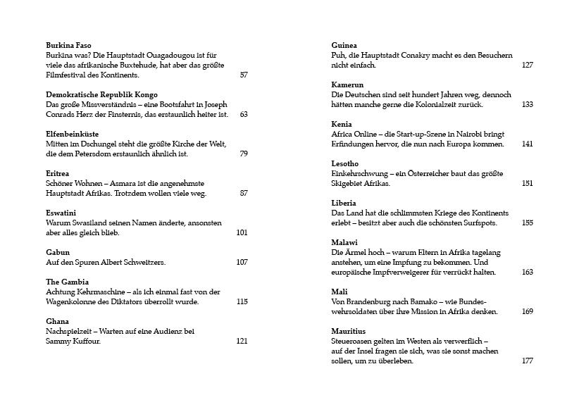 Beispielinhalt (Bild) Der lachende Kontinent