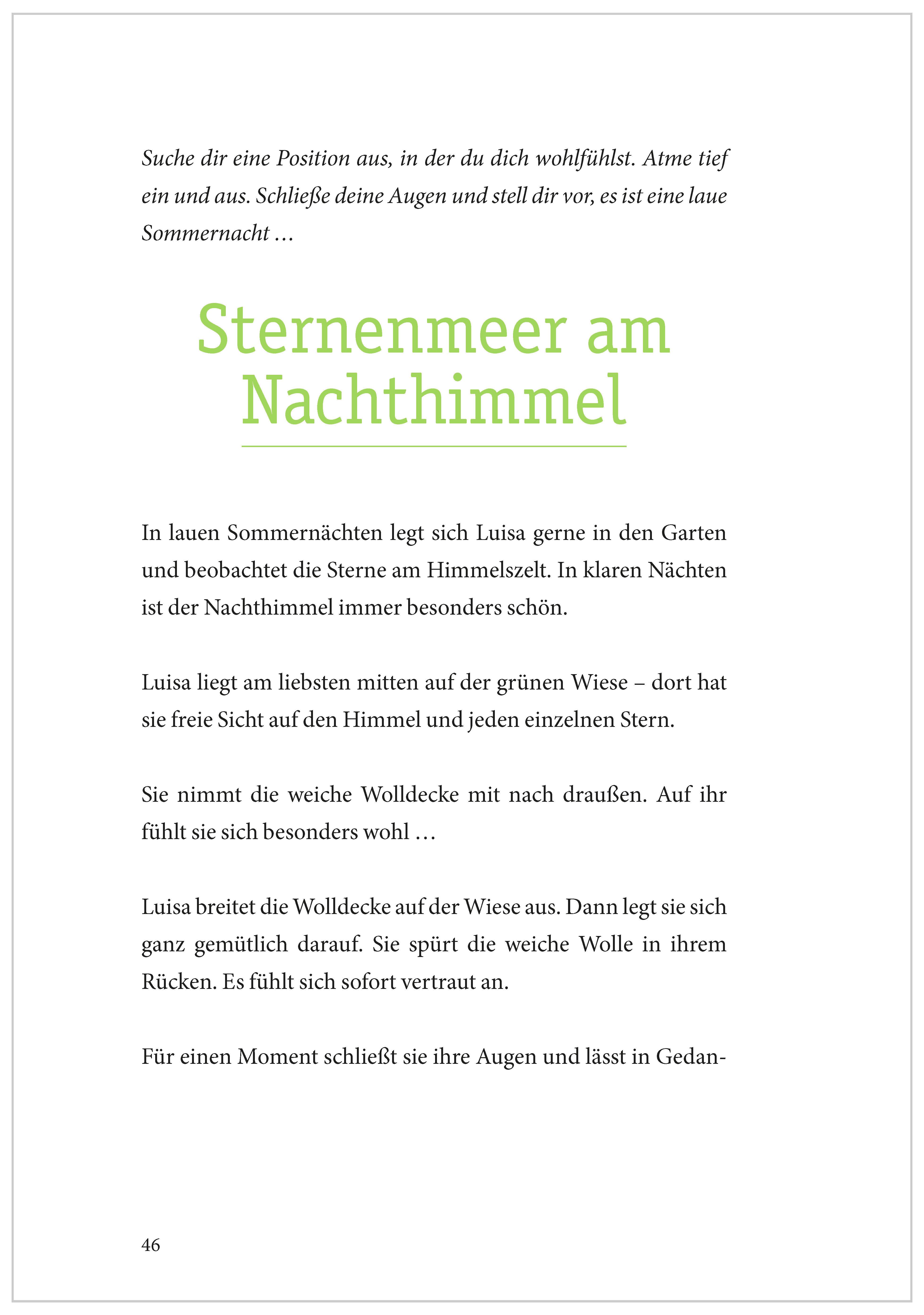 Beispielinhalt (Bild) Geschichten zum Entspannen für Senioren