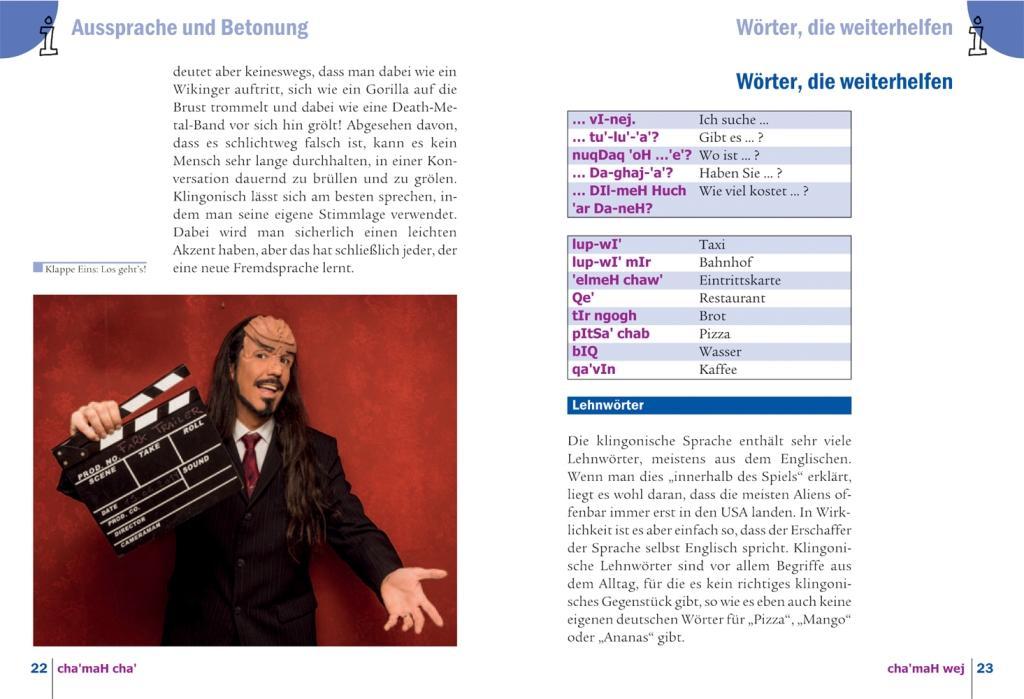 Beispielinhalt (Bild) Klingonisch - Wort für Wort