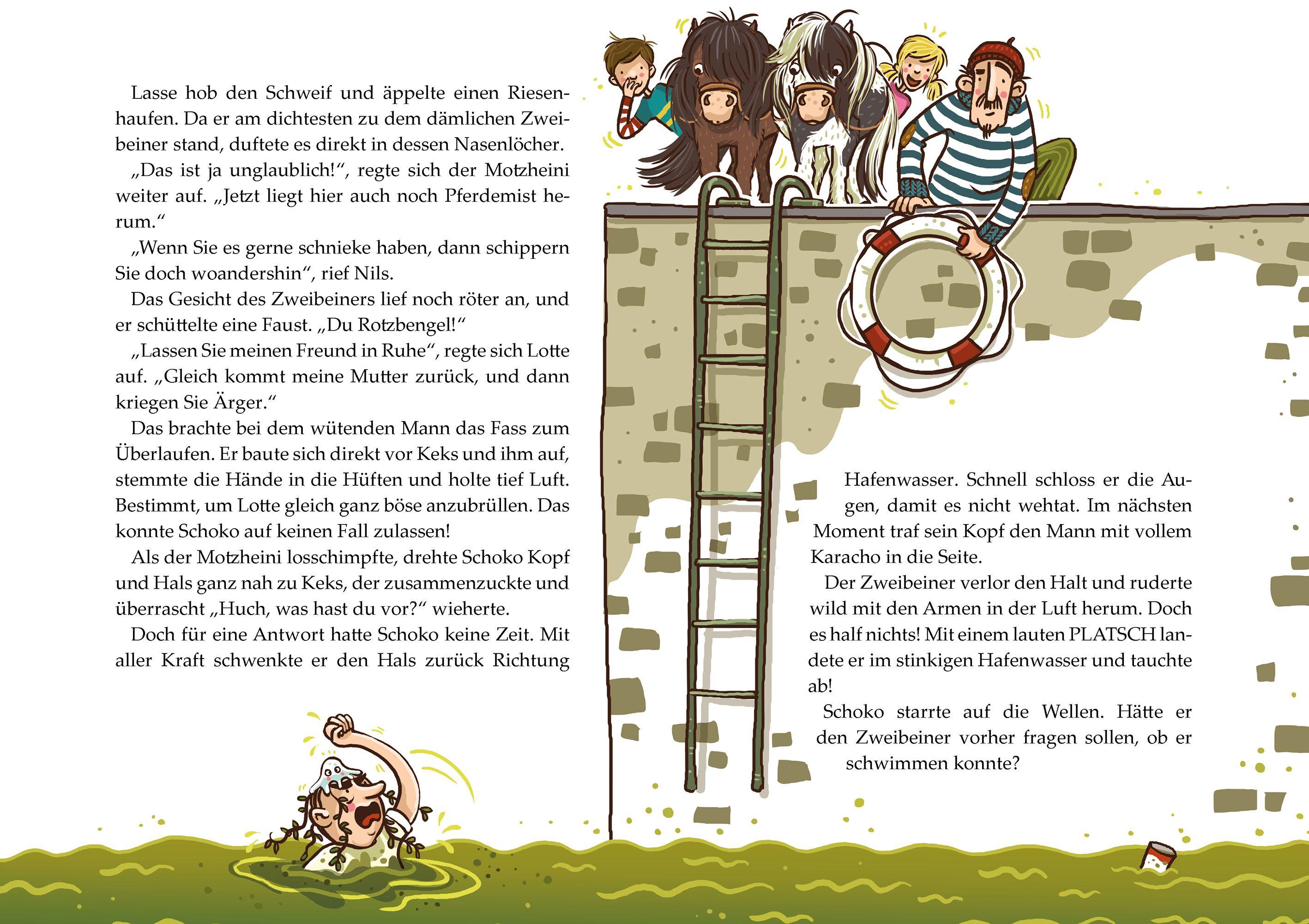 Beispielinhalt (Bild) Die Haferhorde - Vorlesegeschichten mit Schoko und Keks