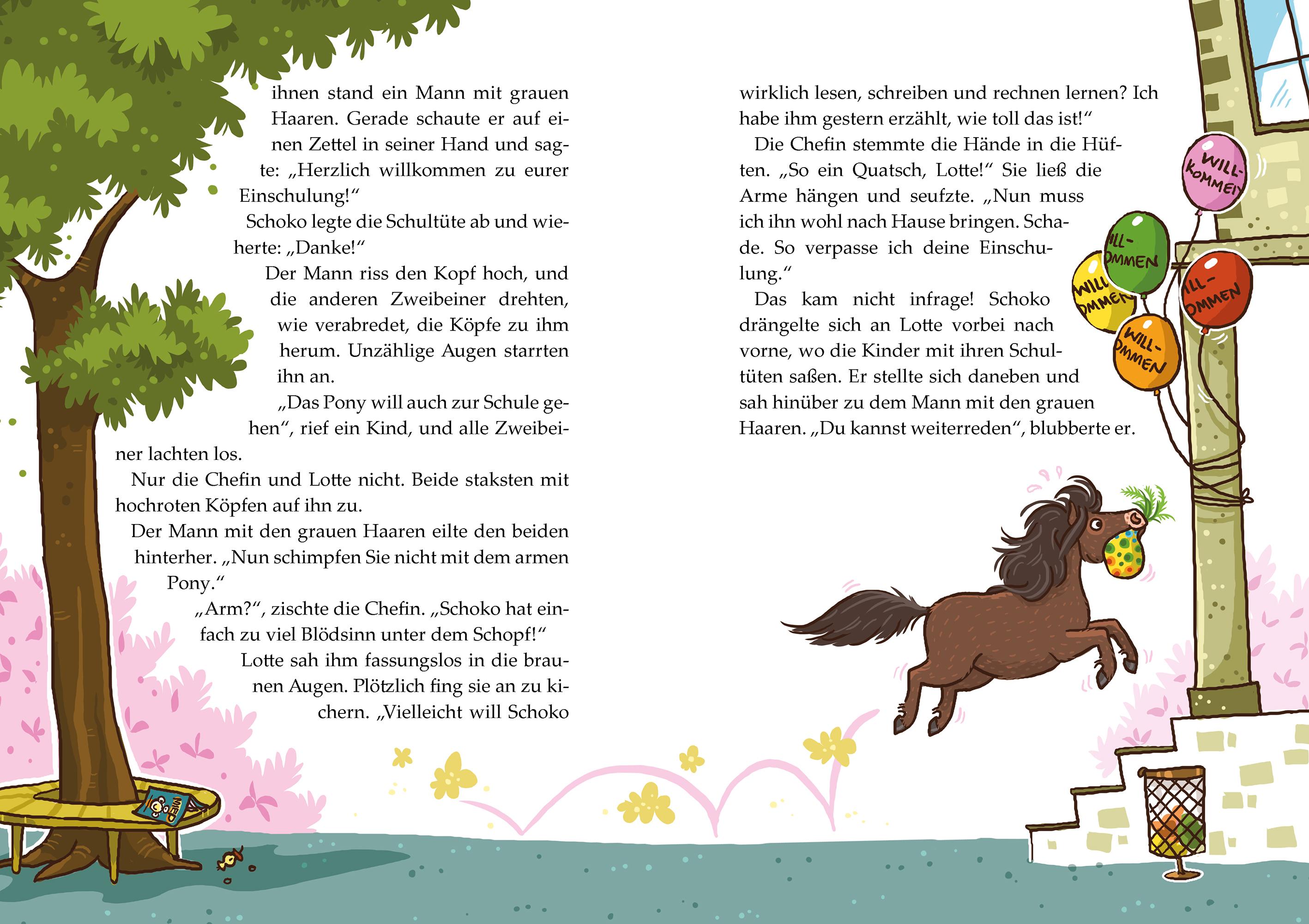 Beispielinhalt (Bild) Die Haferhorde - Vorlesegeschichten mit Schoko und Keks